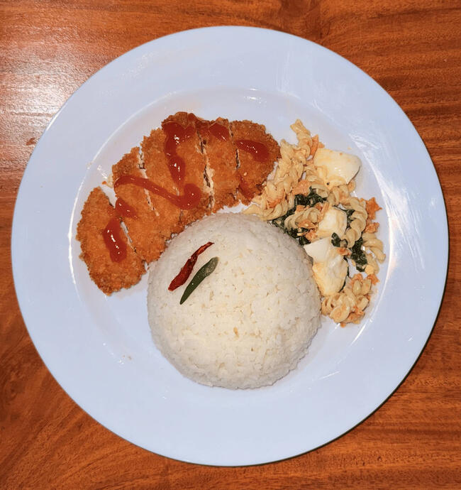 Nasi Chicken Katsu RP.12.000