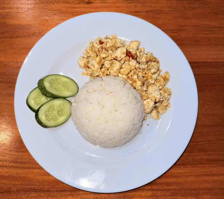 Nasi Orak Arik Tahu rp.10.000