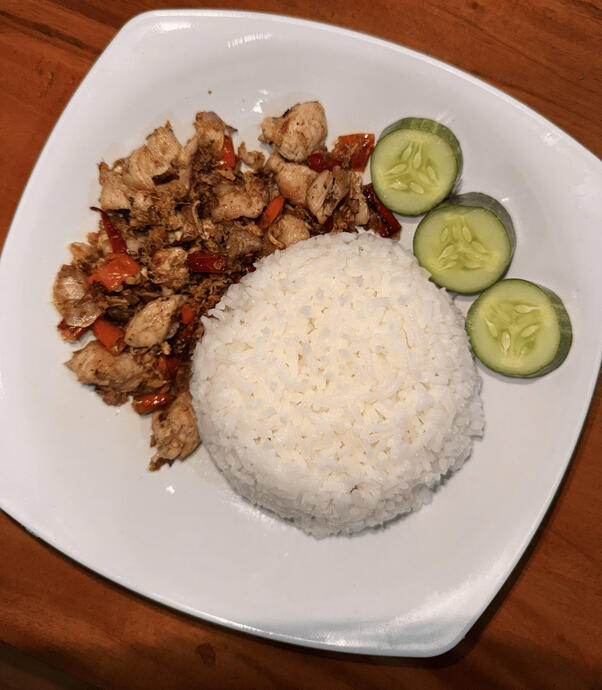 Nasi Orak Arik Taichan Ayam rp.11.000